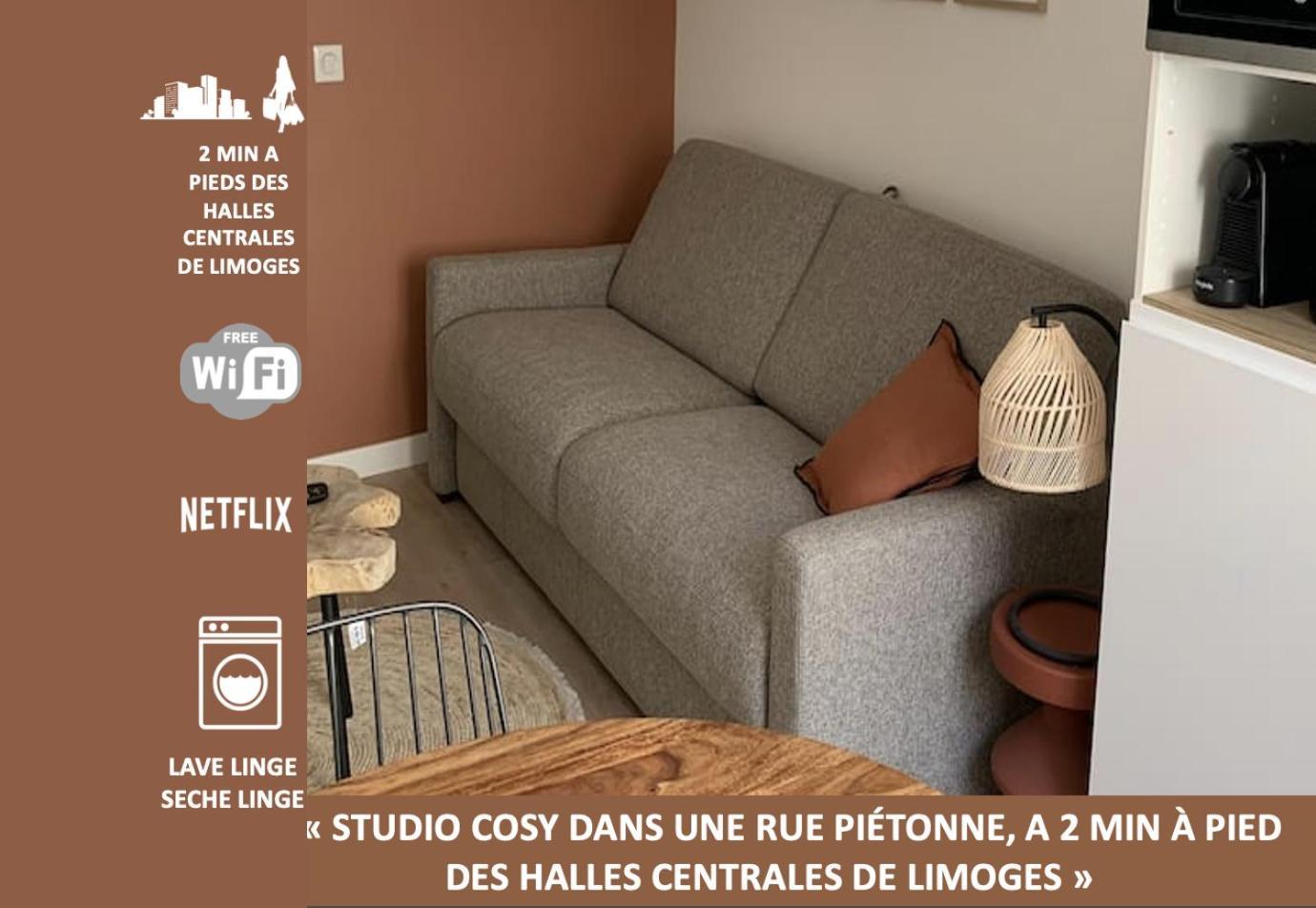 Magnifique Studio - En Hypercentre Et Rue Pietonne - 1Er Adrien Du Bouche Лимож Экстерьер фото